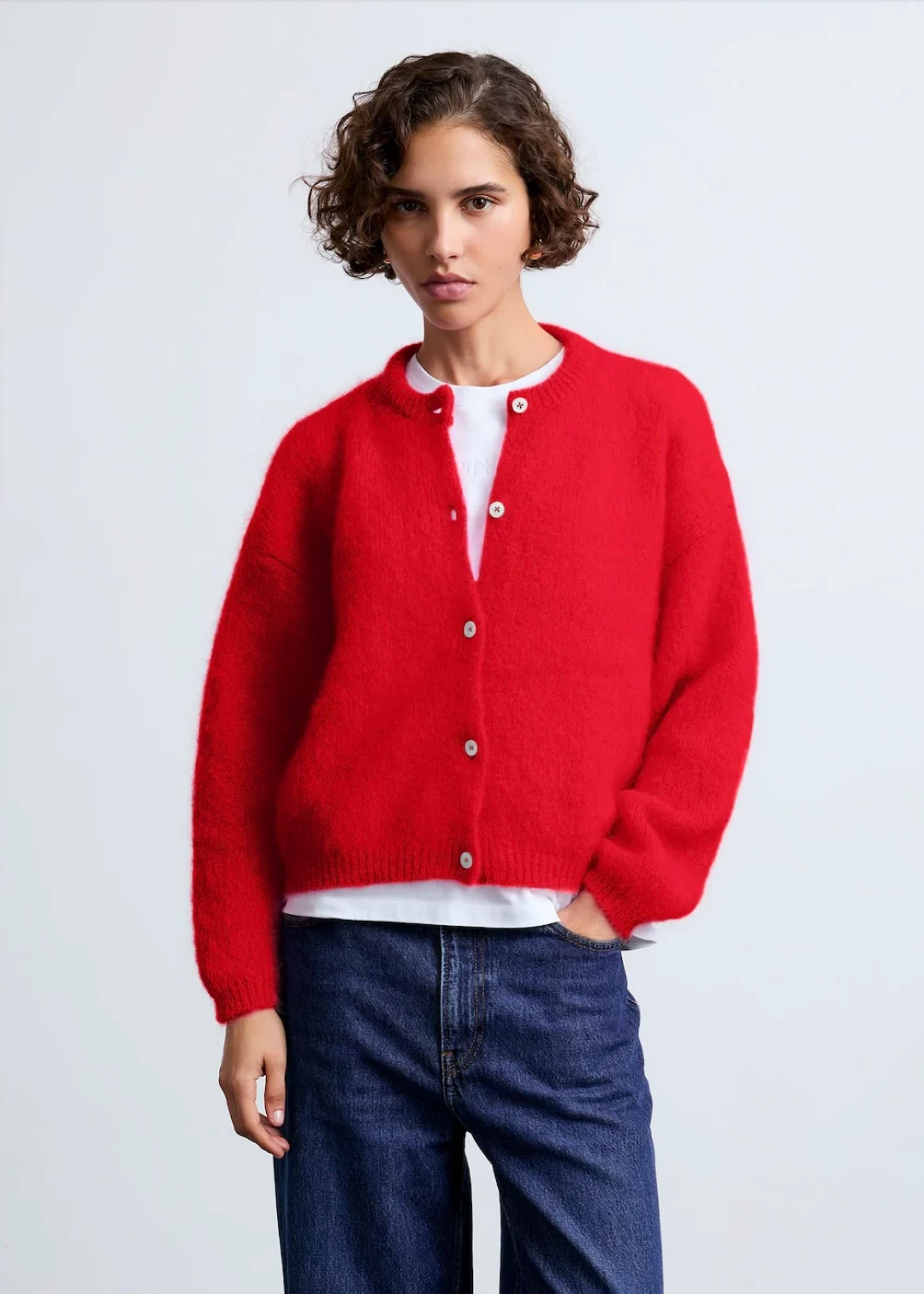 Olivia Mohair Cardigan by Surprise Paris on curated-crowd.com