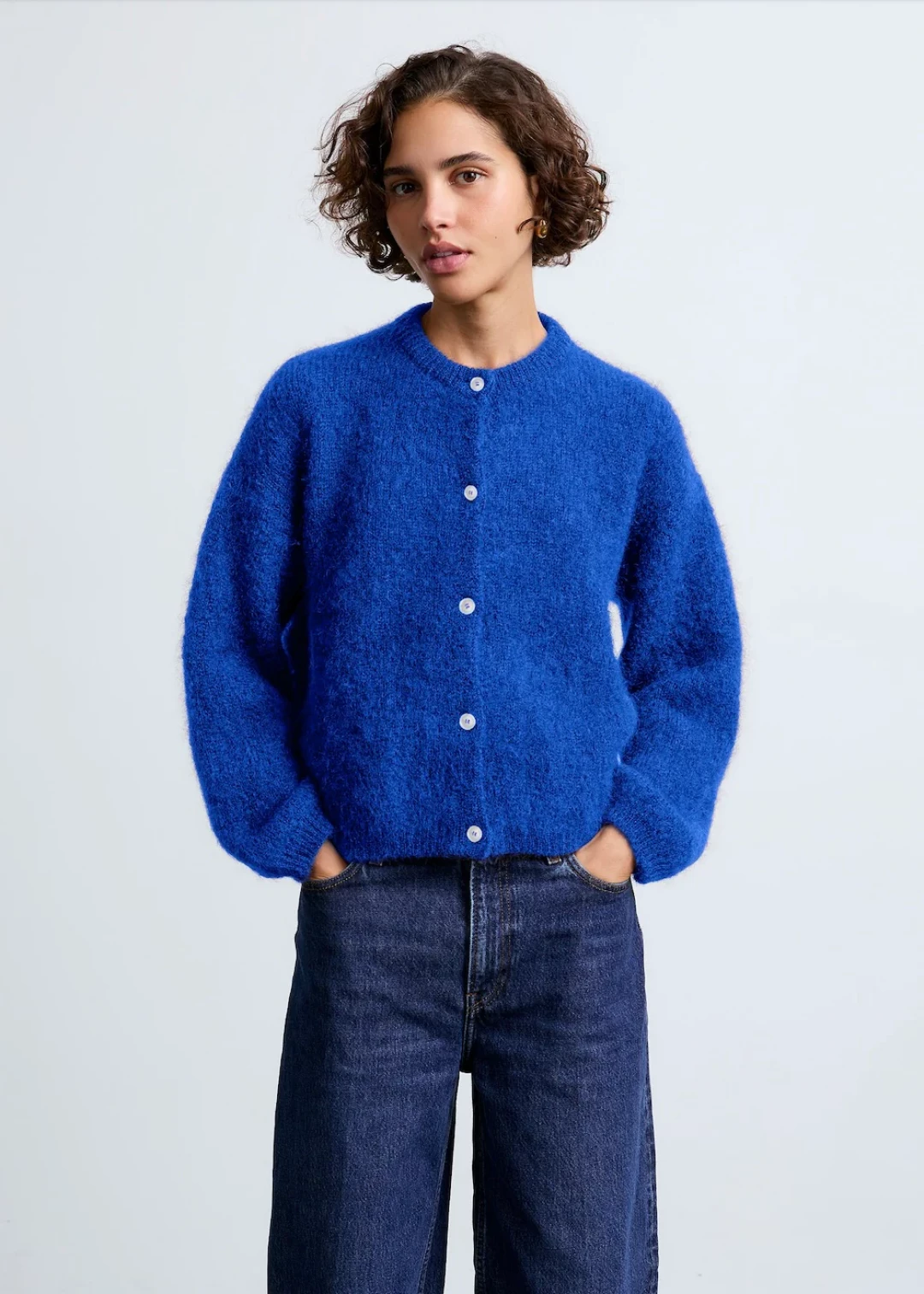 Olivia Mohair Cardigan by Surprise Paris on curated-crowd.com