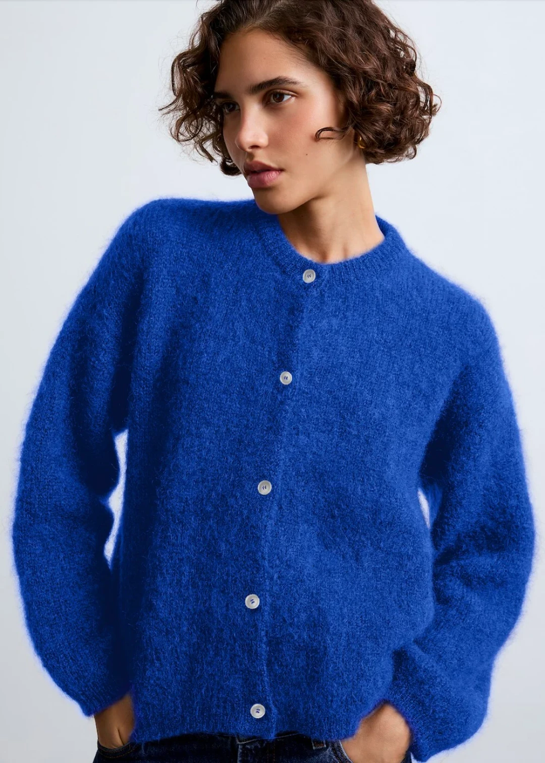 Olivia Mohair Cardigan by Surprise Paris on curated-crowd.com
