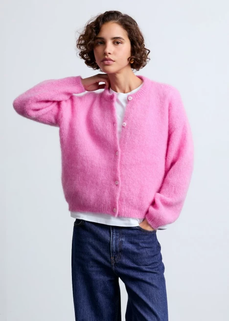 Olivia Mohair Cardigan by Surprise Paris on curated-crowd.com