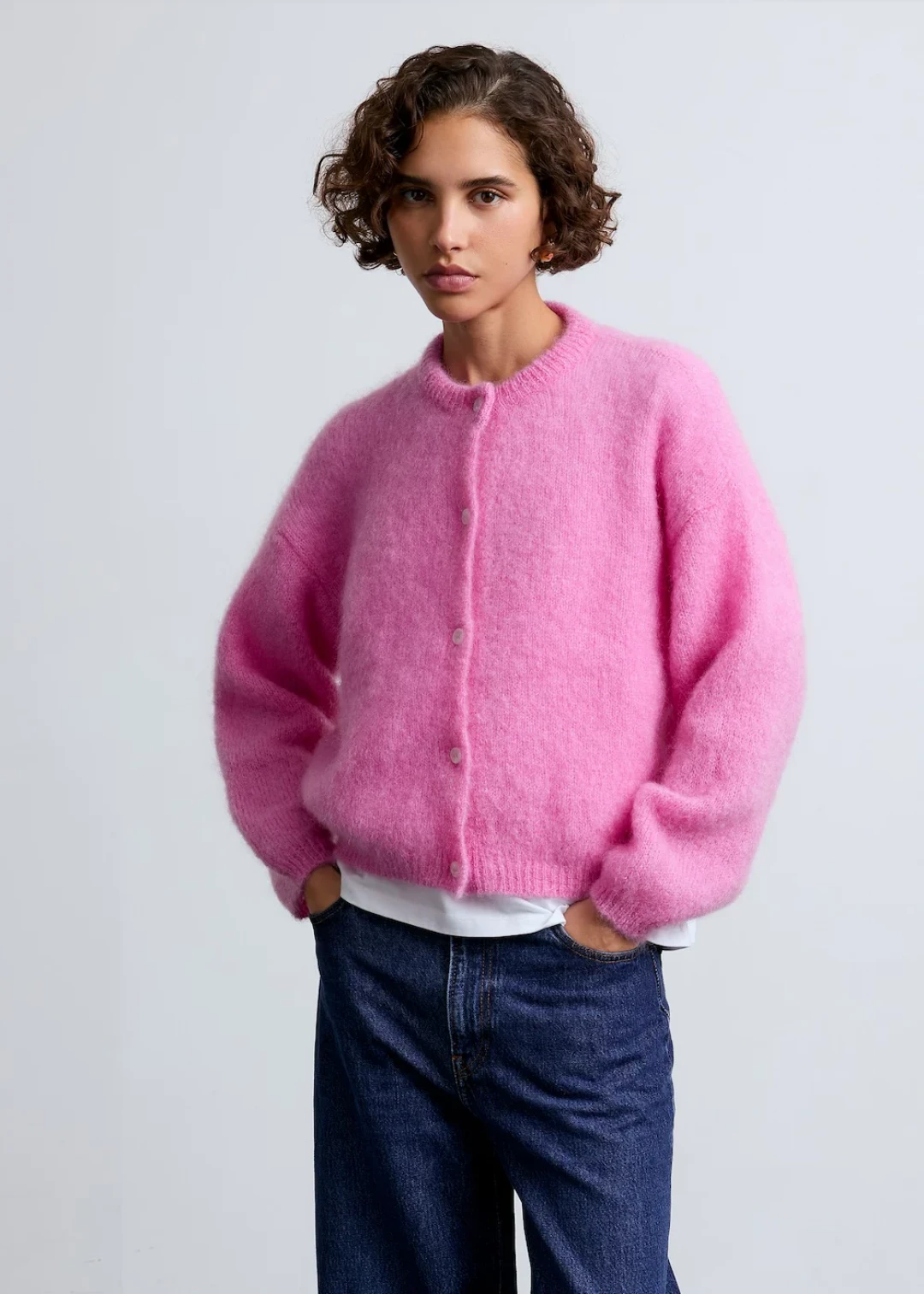 Olivia Mohair Cardigan by Surprise Paris on curated-crowd.com