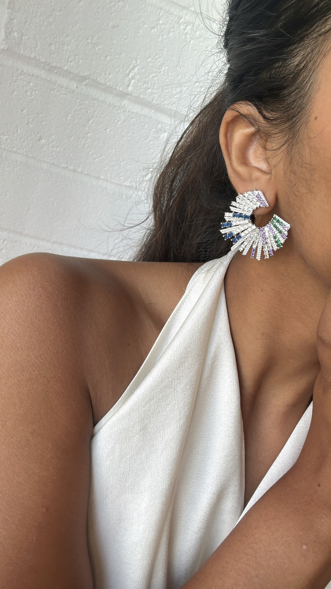 Starstrucks Multi-Colour Earrings by Curated Crowd Collective on curated-crowd.com