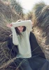 Silk Cashmere Cable Polo Neck In Pistachio Green by LOOP Cashmere on curated-crowd.com