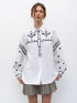 White Linen Shirt with Black Embroidery 'Tsvit' by Etnodim on curated-crowd.com