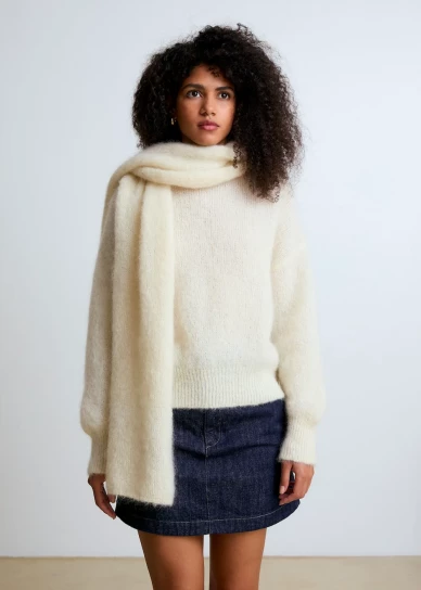 Donna Mohair Scarf by Surprise Paris on curated-crowd.com