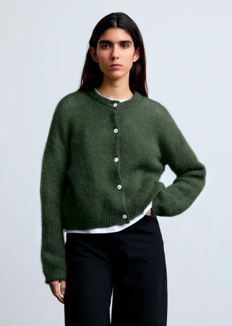 Olivia Mohair Cardigan by Surprise Paris on curated-crowd.com