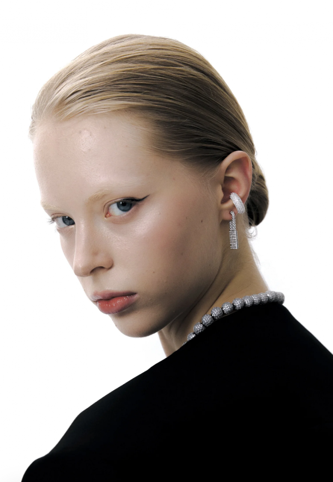 Pave Lock Earrings by Emili on curated-crowd.com