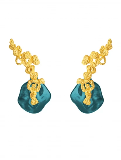 Interchangle Erosion Earrings by Jude Benhalim on curated-crowd.com