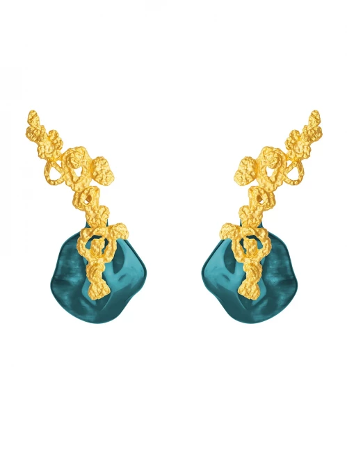 Interchangle Erosion Earrings by Jude Benhalim on curated-crowd.com
