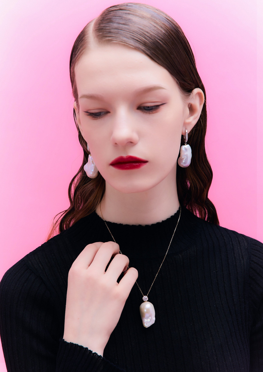 Lya Baroque Earring by Emili on curated-crowd.com