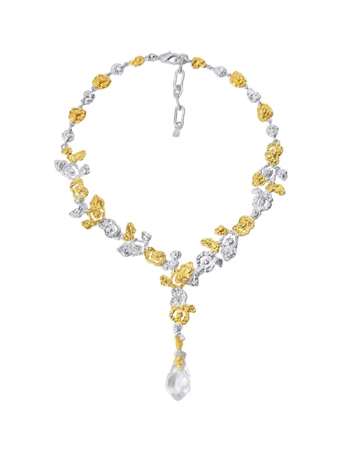 Riverstone Mix Necklace by Jude Benhalim on curated-crowd.com