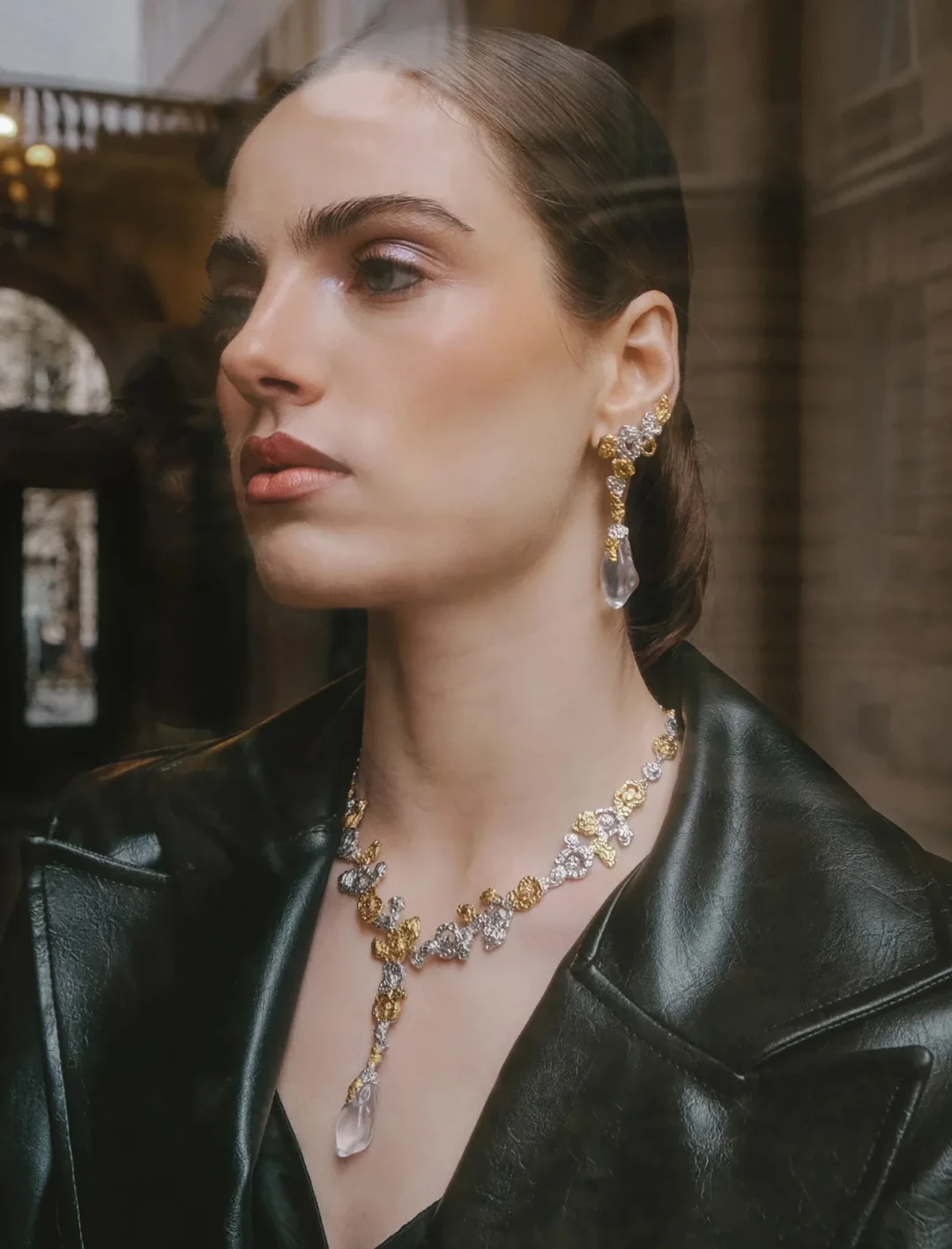 Riverstone Mix Necklace by Jude Benhalim on curated-crowd.com