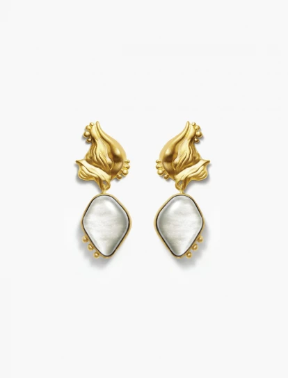 Mini Lupa Earrings by Jude Benhalim on curated-crowd.com