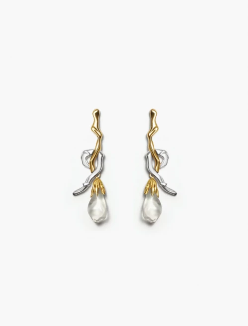 Elara Mix Earrings by Jude Benhalim on curated-crowd.com