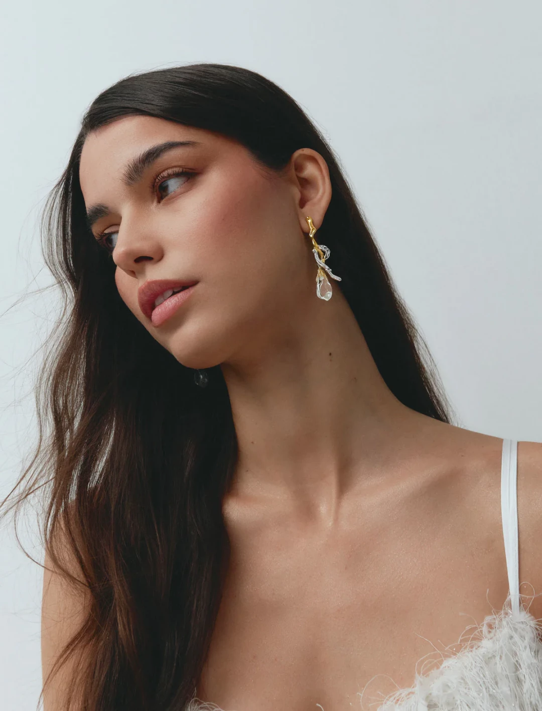 Elara Mix Earrings by Jude Benhalim on curated-crowd.com