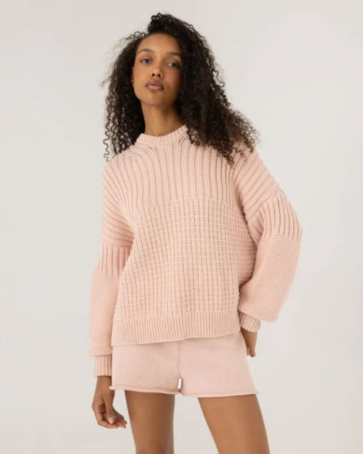 Delčia Cotton Sweater by The Knotty Ones on curated-crowd.com