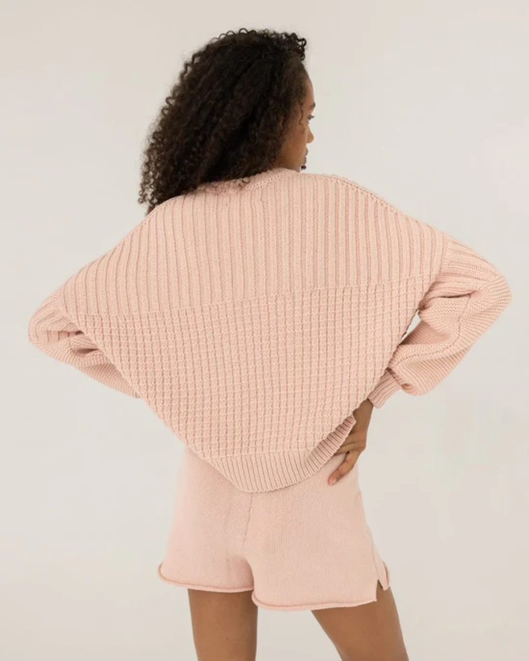 Delčia Cotton Sweater by The Knotty Ones on curated-crowd.com