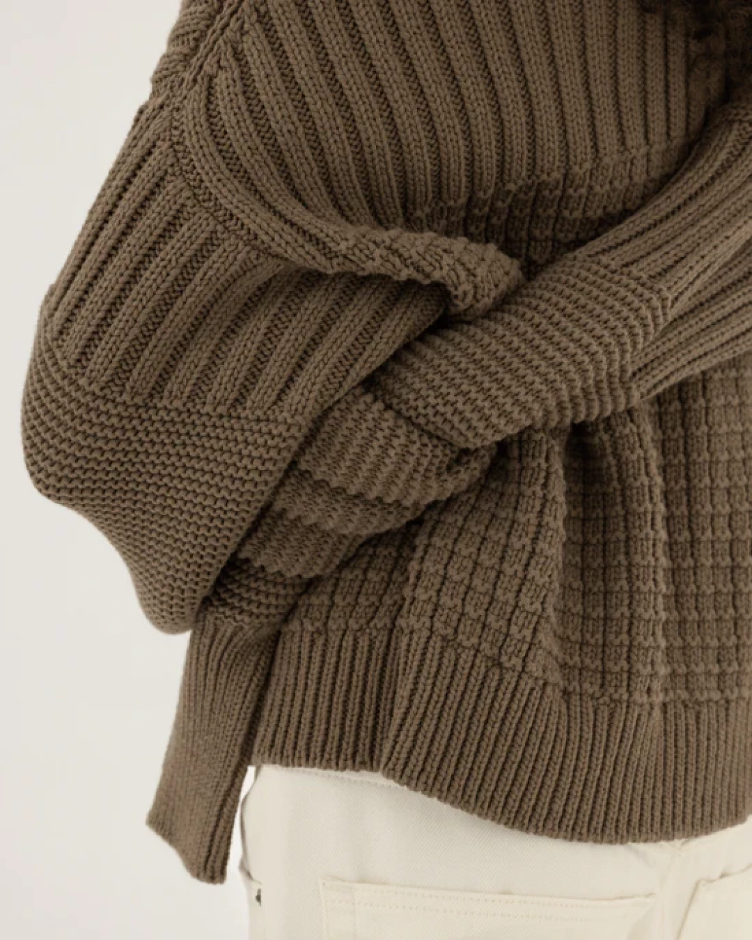 Delčia Cotton Sweater by The Knotty Ones on curated-crowd.com