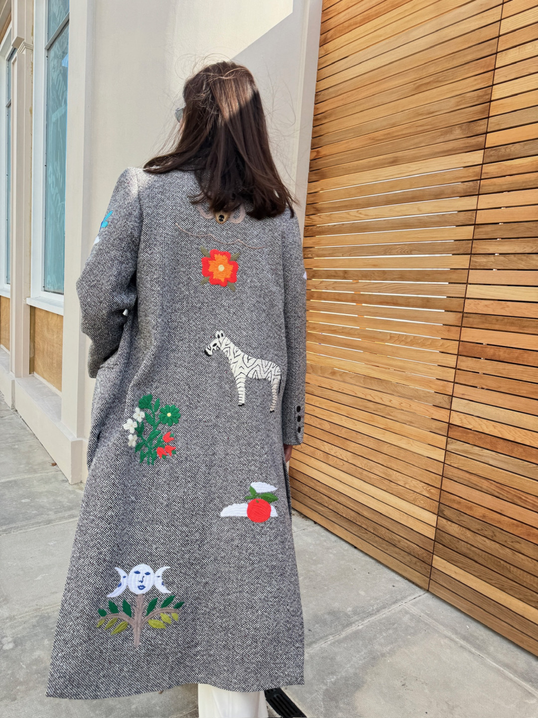 Hand In Hand Tweed Coat by  on curated-crowd.com