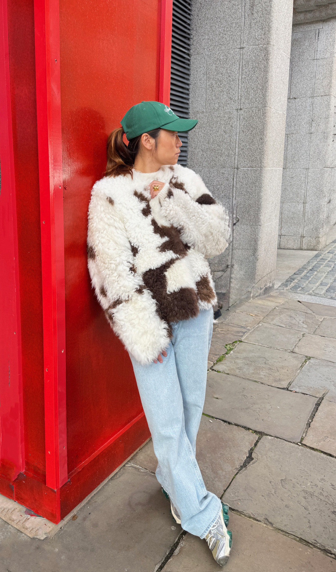 Melisma Shearling Jacket by  on curated-crowd.com