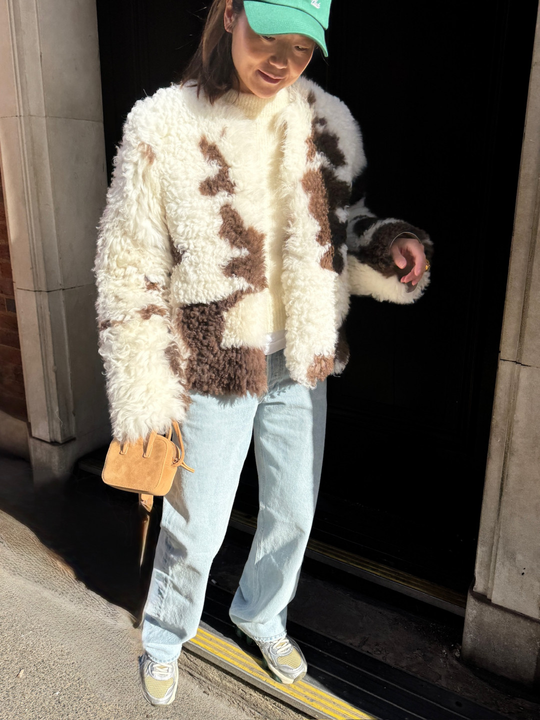 Melisma Shearling Jacket by  on curated-crowd.com