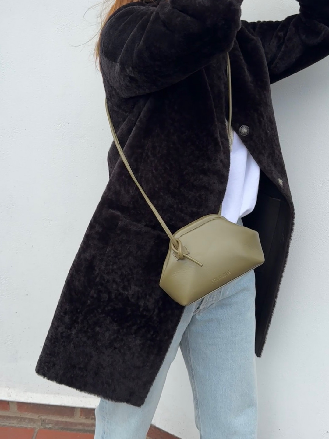 Mini Money Pouch in Leather by Folklore on curated-crowd.com