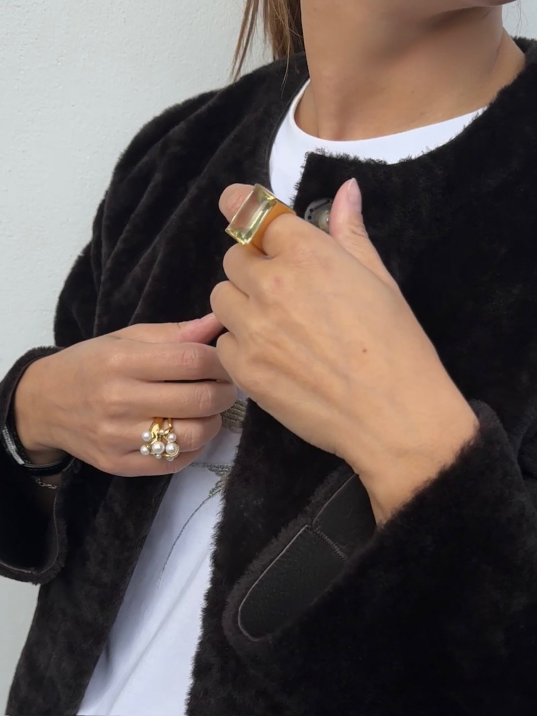 Green Amethyst Set Castillo Ring by Tay Jewellery on curated-crowd.com