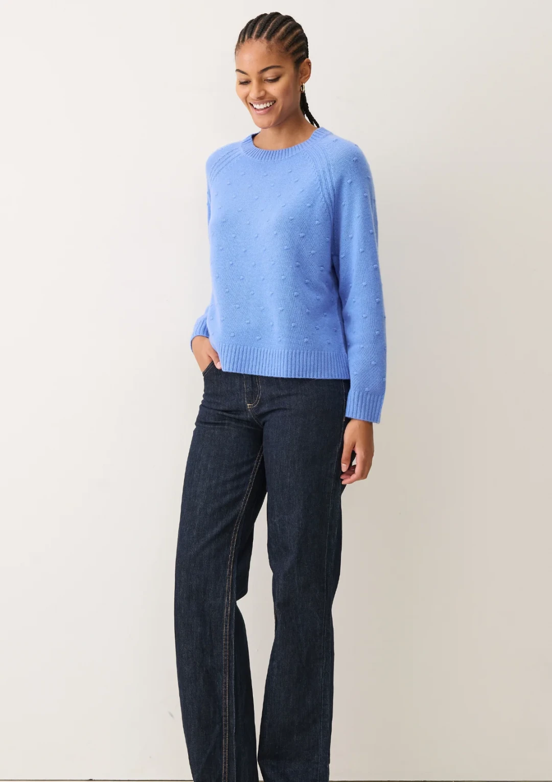 Bobble Sweater by LOOP Cashmere on curated-crowd.com