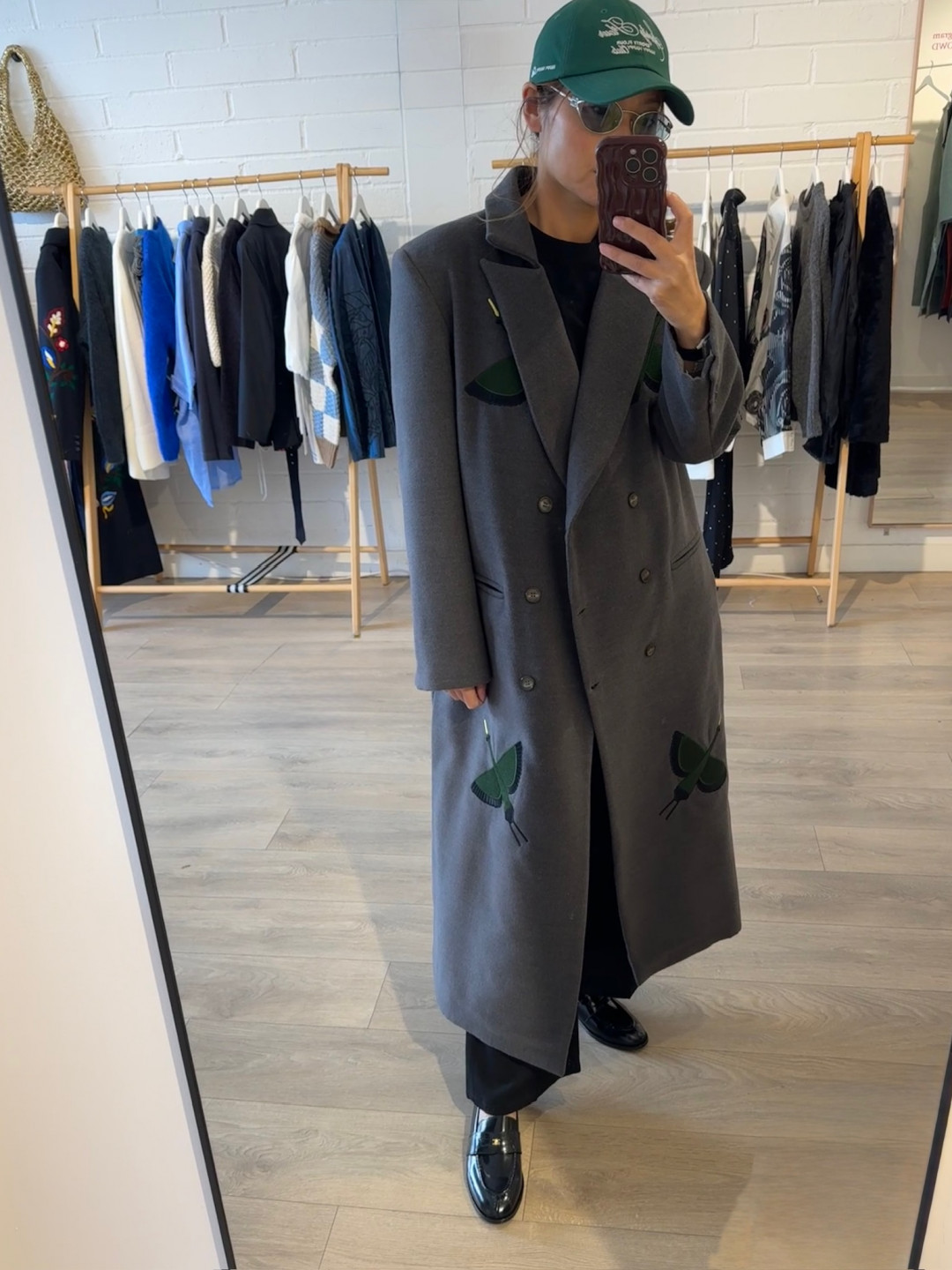 Lady Bird Wool Coat by Artwear Gallery on curated-crowd.com