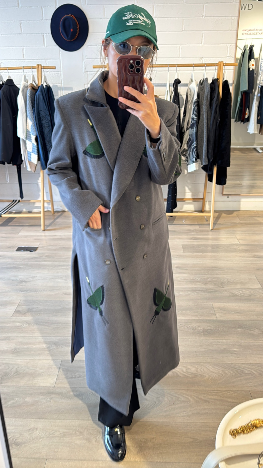 Lady Bird Wool Coat by Artwear Gallery on curated-crowd.com