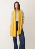 Bobble Scarf in Melon Yellow by LOOP Cashmere on curated-crowd.com