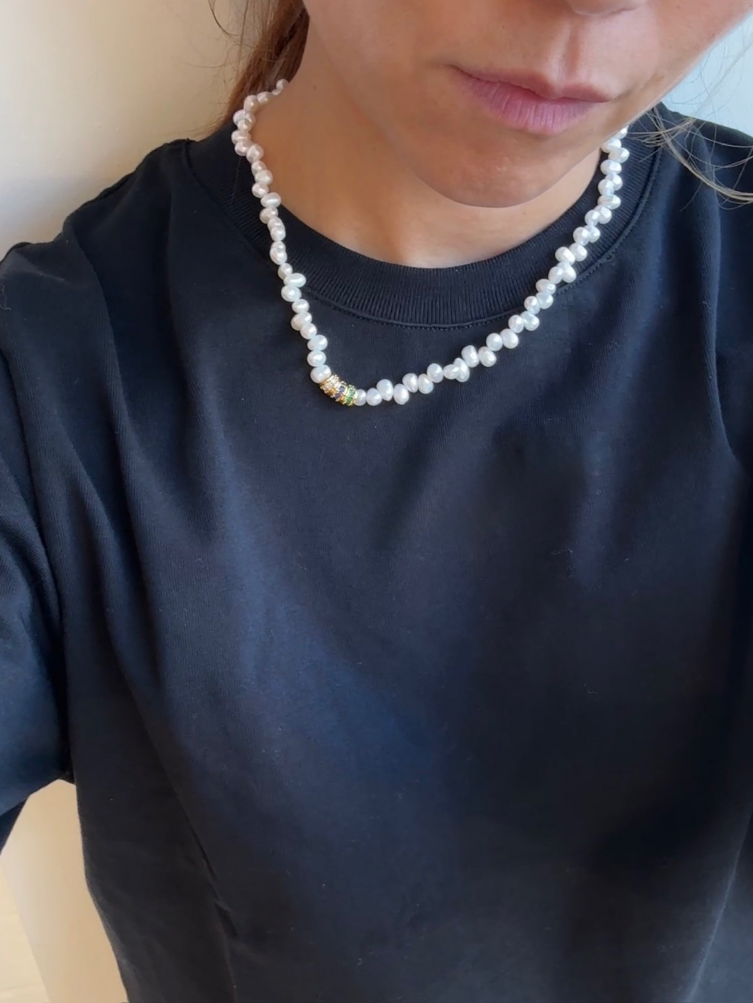 Dahlia Necklace with Gemstones by Emili on curated-crowd.com