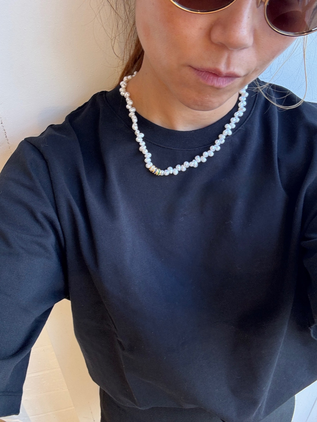 Dahlia Necklace with Gemstones by Emili on curated-crowd.com