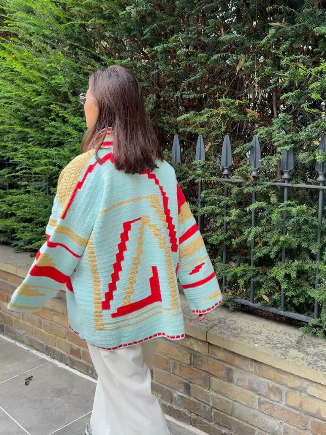 Kiona Jacket Aqua Long by Jessica K on curated-crowd.com