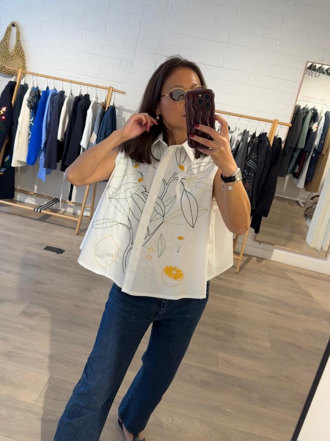 Lemon Blossom Shirt by Salim Azzam on curated-crowd.com