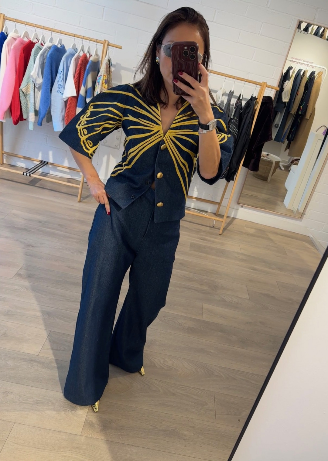 Yellow Wings Blazer by Salim Azzam on curated-crowd.com