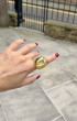 Lemon Quartz Set Polished Bombe Ring by Tay Jewellery on curated-crowd.com
