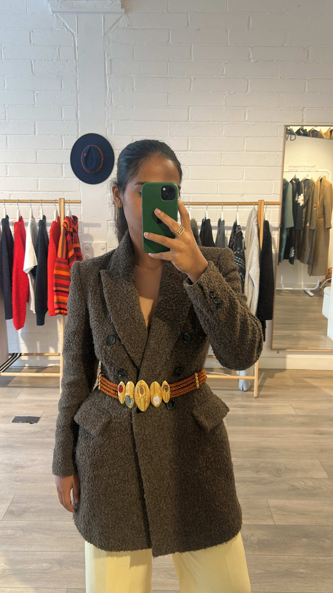 Shield Twisted Cord Belt by Sonia Petroff on curated-crowd.com