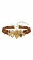 Shield Twisted Cord Belt by Sonia Petroff on curated-crowd.com