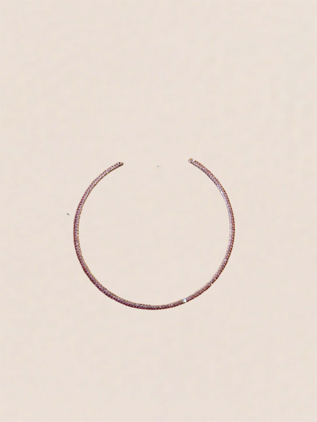 Obsidian Shadows Gold/Pink Choker by Curated Crowd Collective on curated-crowd.com