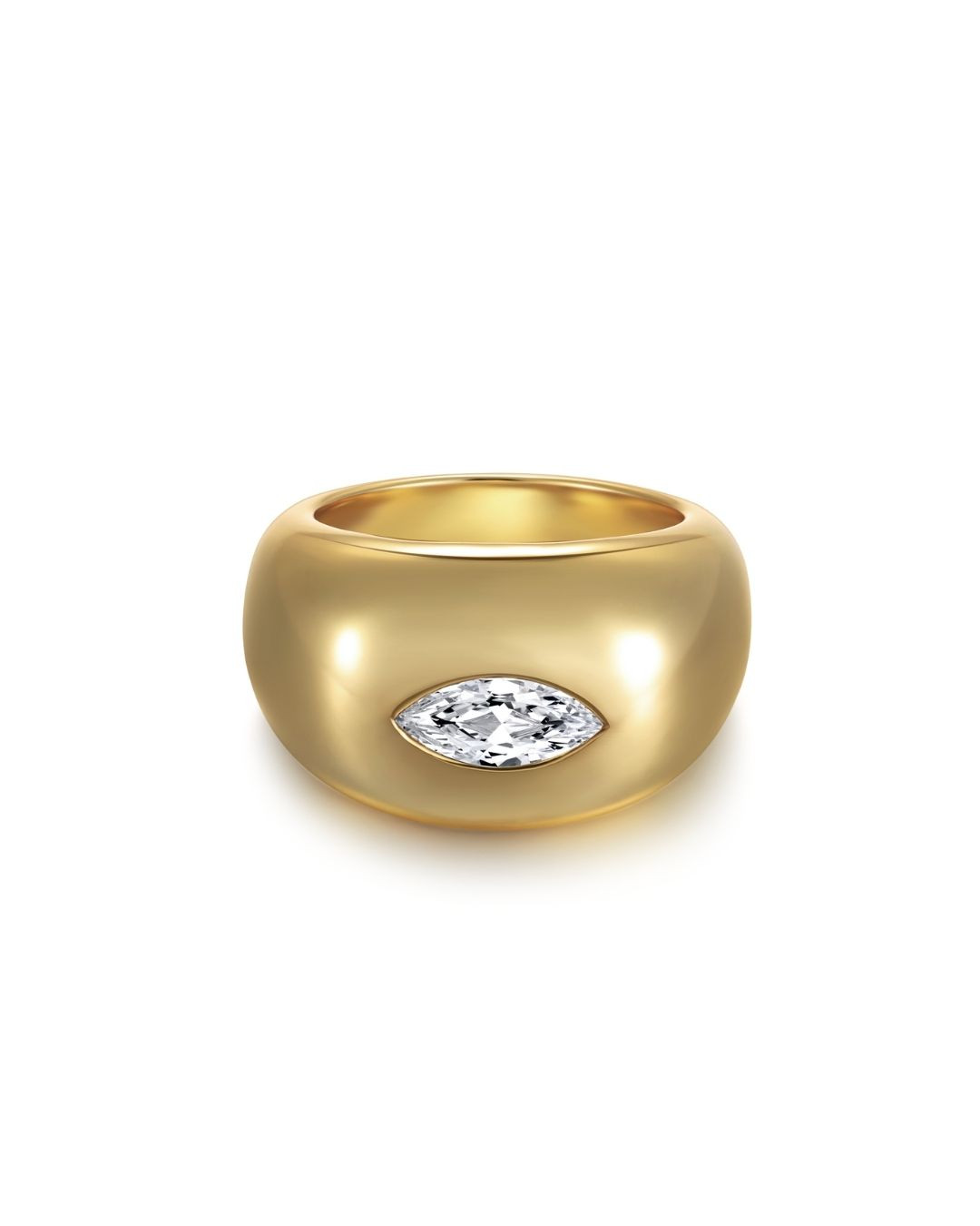 Lucie White Ring by Emili on curated-crowd.com