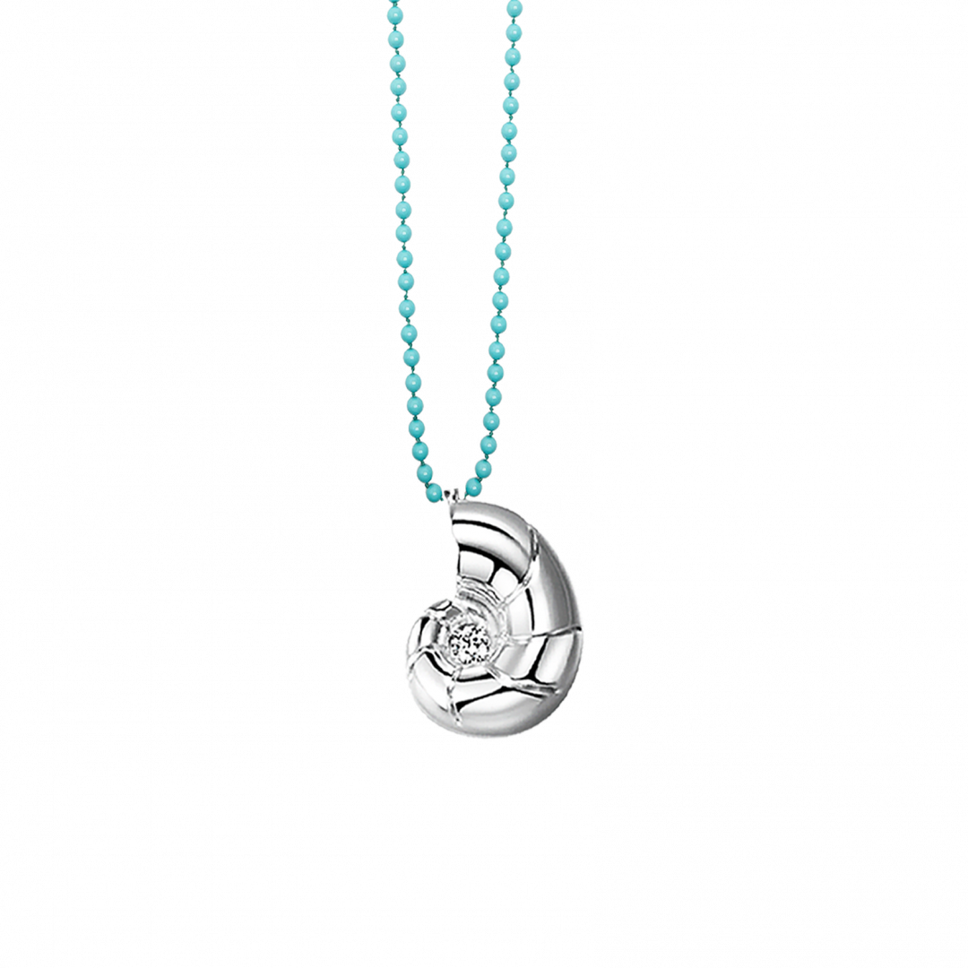 Snail Silver Pendant by Emili on curated-crowd.com