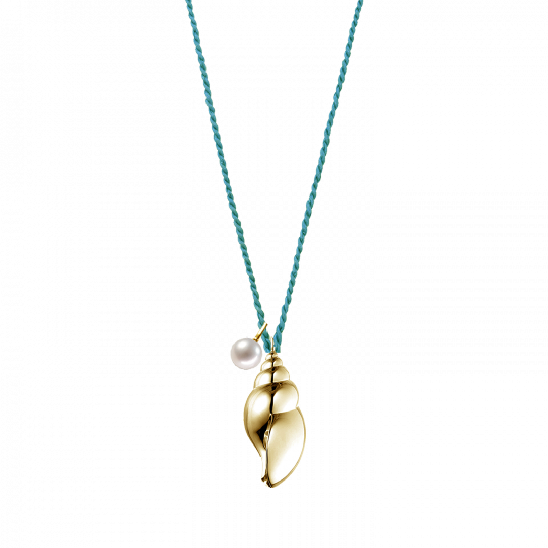Seashell Necklace Green by Emili on curated-crowd.com