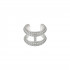 Pave Beverly Ring in Silver by Emili on curated-crowd.com