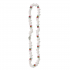 Dahlia Necklace with Multicolour Beads by Emili on curated-crowd.com