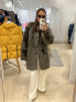 Roxy Shearling Coat in Olive Green by Curated Crowd Collective on curated-crowd.com