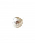 Chiselled Bombe Ring Silver by Tay Jewellery on curated-crowd.com