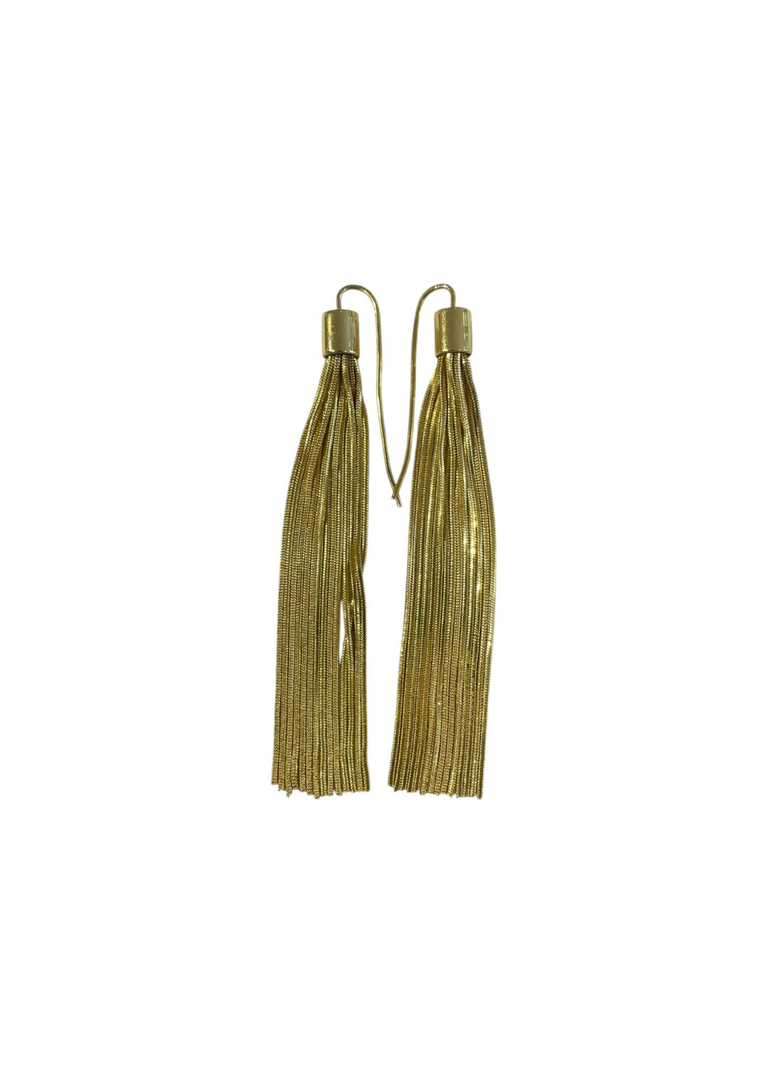 Chain Tassel Eardrops by Tay Jewellery on curated-crowd.com