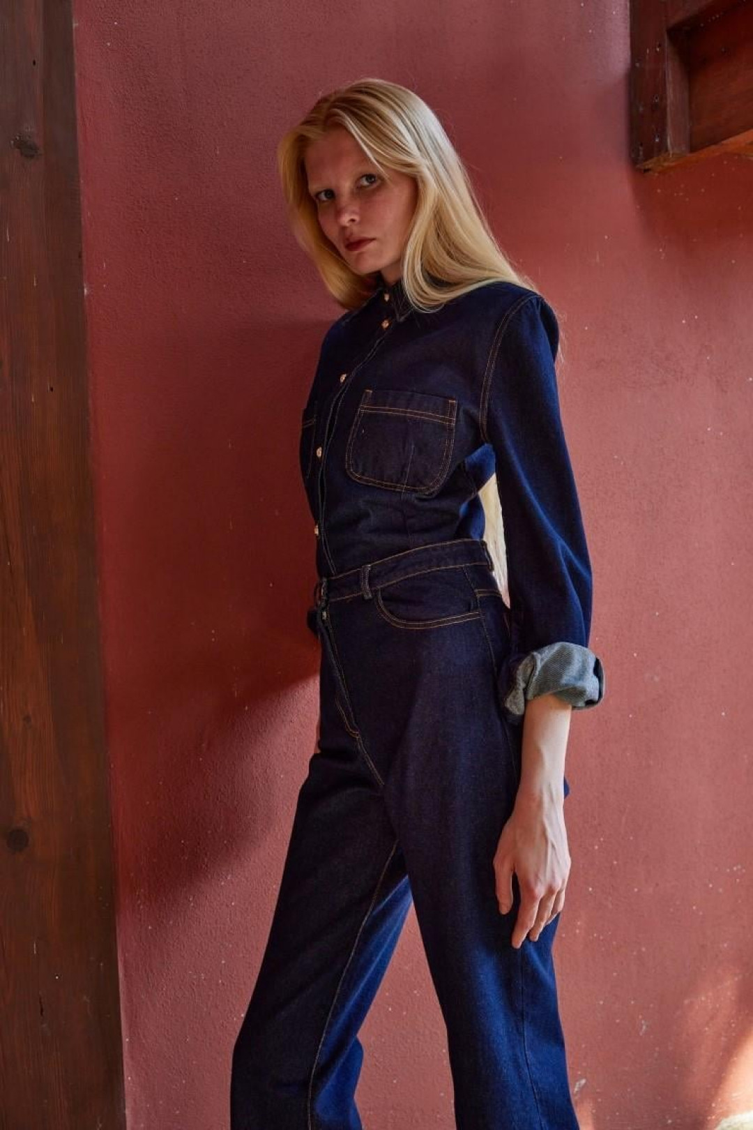 The Feminine Denim Shirt by Sorbé on curated-crowd.com