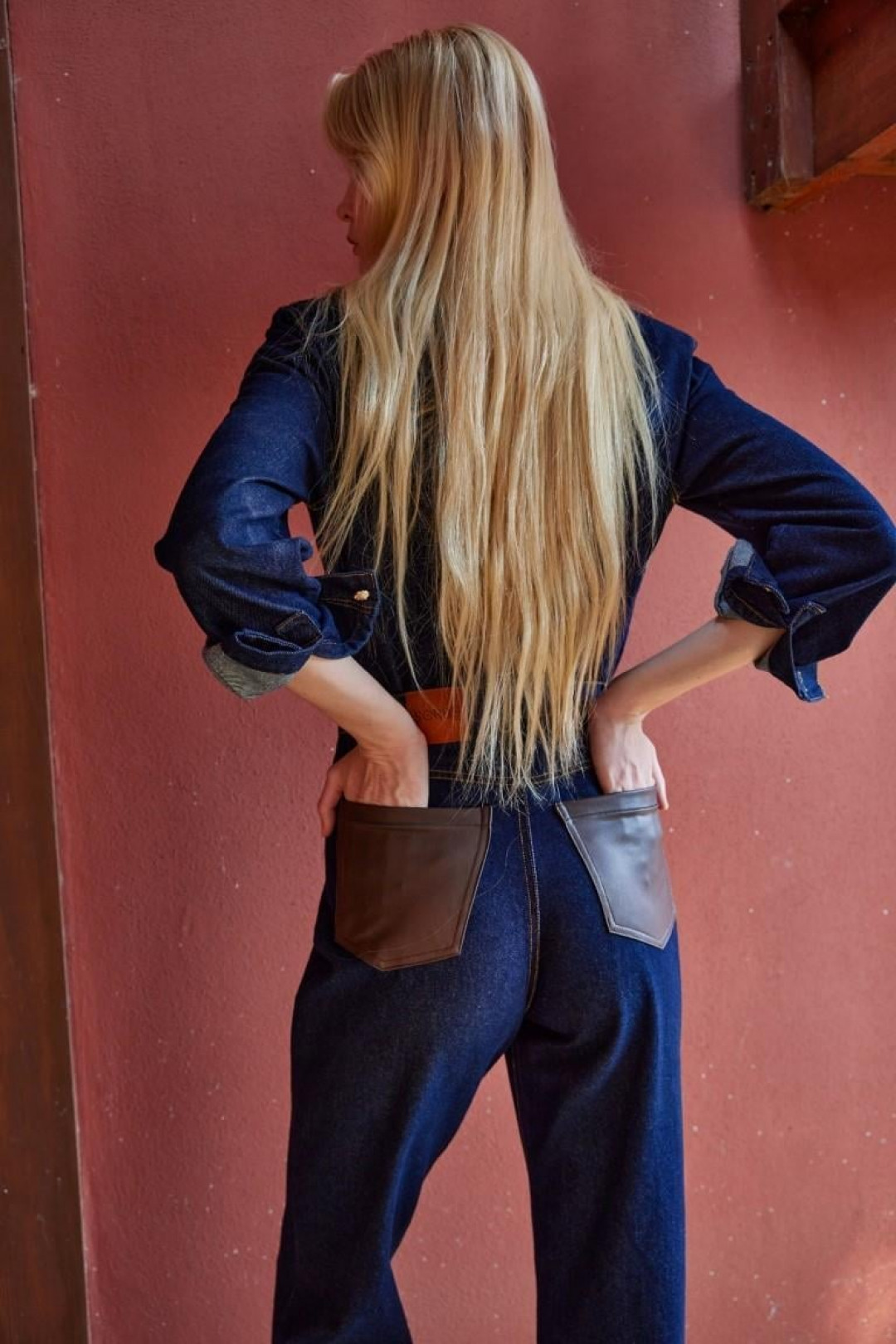 The Feminine Denim Shirt by Sorbé on curated-crowd.com